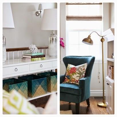 Una practica sala de estar y oficina Una practica sala de estar y oficina