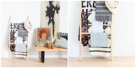 DIY: Como hacer una escalera decorativa. Paso a paso DIY-hacer-escalera-decorativa-mantas