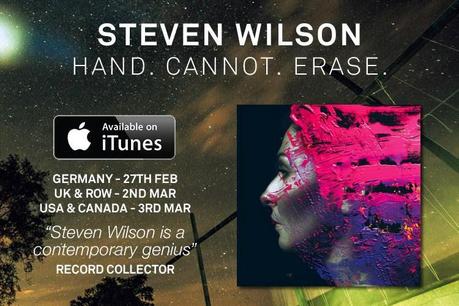 MÁS CERCA HAND CANNOT ERASE, LO PRÓXIMO DE STEVEN WILSON