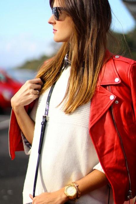 Leopard, plaid and leather