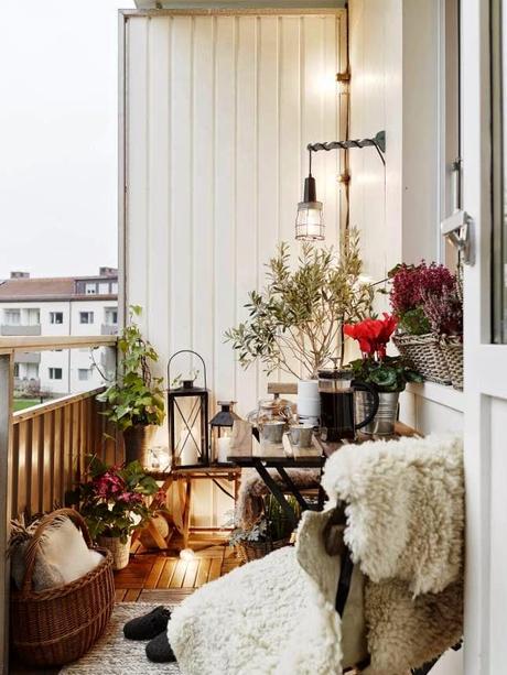 Inspíración: BALCONES DE INVIERNO CON ENCANTO! Inspíración: BALCONES DE INVIERNO CON ENCANTO!