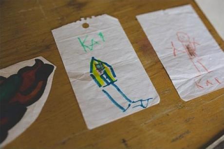 Padre se tatúa los dibujos de su hijo desde que tenía 4 años Padre se tatúa los dibujos de su hijo desde que tenía 4 años