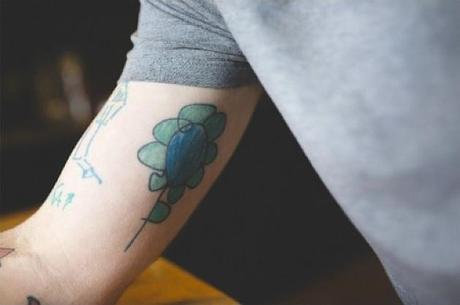 Padre se tatúa los dibujos de su hijo desde que tenía 4 años Padre se tatúa los dibujos de su hijo desde que tenía 4 años