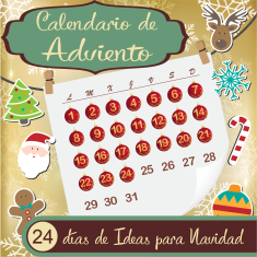 Cómo sobrevivir las fiestas sin engordar calendario de adviento bloguero