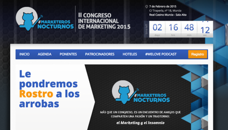 Participante en el II Congreso Internacional de Marketing MarketerosNocturnos