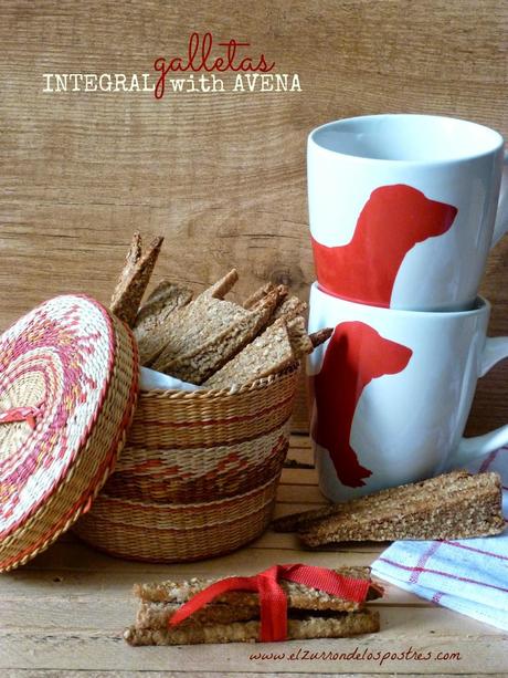 Galletas Integrales con Avena y Especiadas Galletas Integrales con Avena y Especiadas
