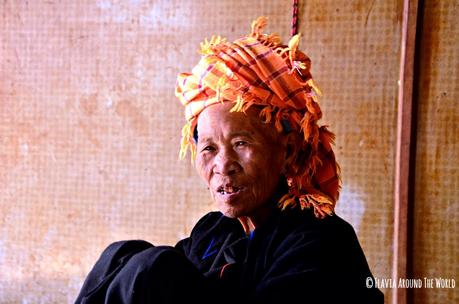 Anciana Paho en Myanmar