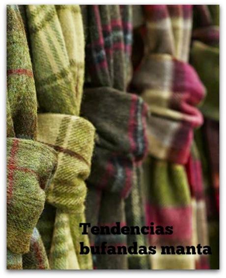 Tendencias: Plaids como bufandas Tendencias: Plaids como bufandas