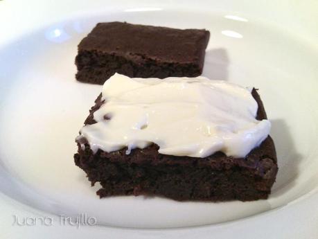 brownie de chocolate y cerveza negra