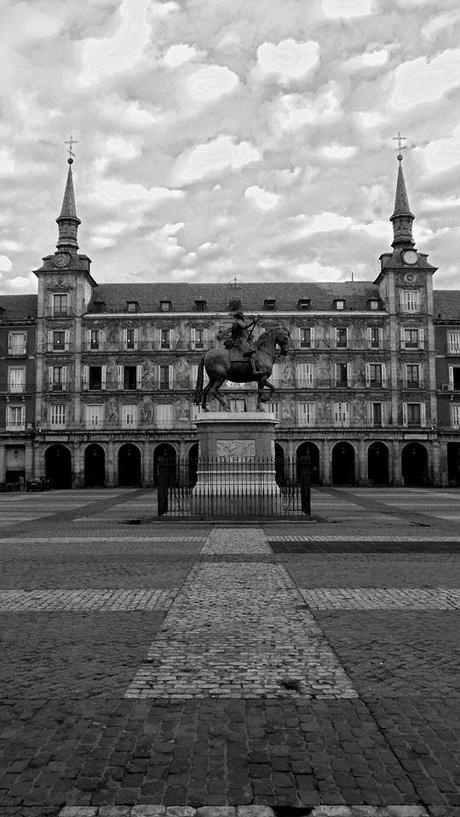 Postal de la semana: Silencio en la Plaza Mayor