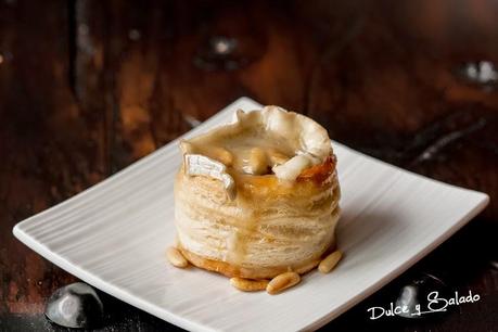 Volovanes Rellenos de Morcilla con Cebolla Caramelizada y Queso de Cabra Volovanes Rellenos de Morcilla con Cebolla Caramelizada y Queso de Cabra