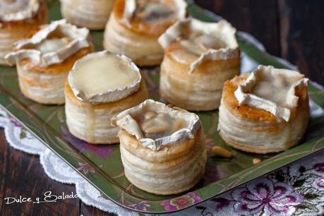 Volovanes Rellenos de Morcilla con Cebolla Caramelizada y Queso de Cabra Volovanes Rellenos de Morcilla con Cebolla Caramelizada y Queso de Cabra