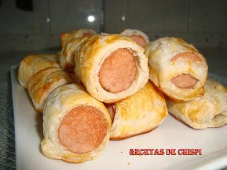 SALCHICHAS EN HOJALDRE SALCHICHAS EN HOJALDRE