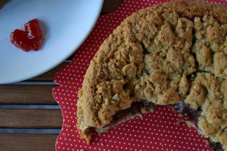 tarta mermelada fresa san valentin