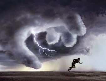 Dios enojado y furioso Dios enojado y furioso