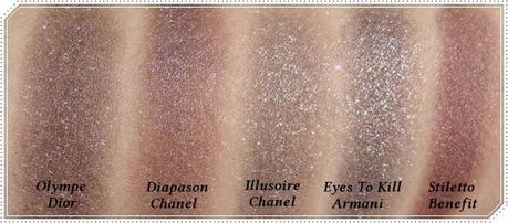 Collection Kingdom of Colors Dior: Diorshow Fusion Mono Olympe 871 vs Chanel Diapason vs Benefit vs Chanel Illusoire vs Eyes to Kill 3 Armani Collection Kingdom of Colors Dior: Diorshow Fusion Mono Olympe 871 vs Chanel Diapason vs Benefit vs Chanel Illusoire vs Eyes to Kill 3 Armani