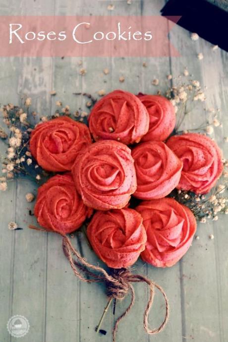 Como hacer galletas de rosas