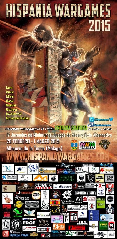 Cartel oficial de las Hispania Wargames 2015