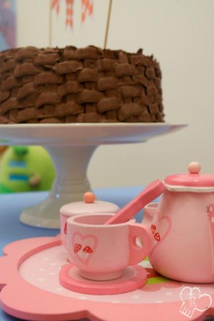 Layer basket cake chocolateada Layer basket cake chocolateada