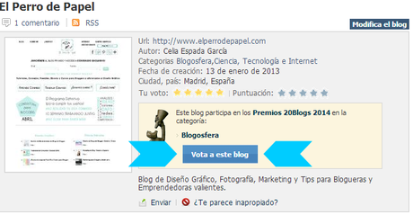 ¡Participo en los Premios 20 Blogs! ¡Participo en los Premios 20 Blogs!