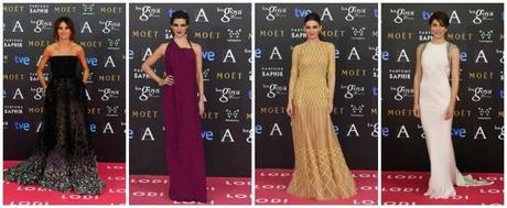 goyas 2015 las más elegantes de la gala de premios