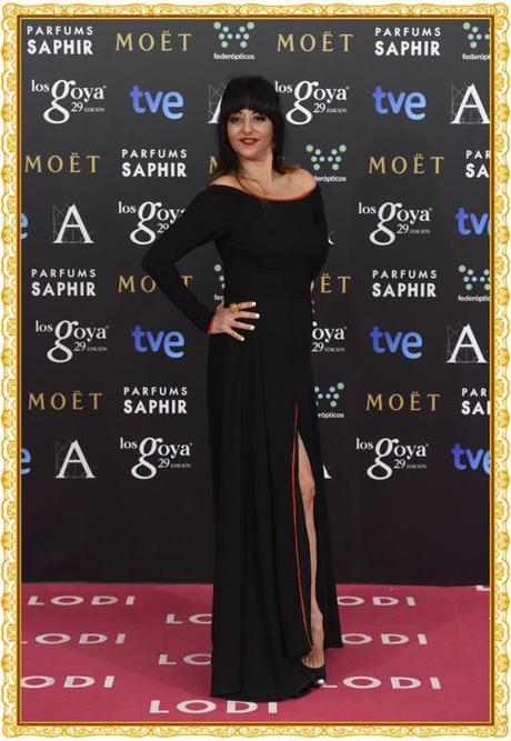 ALFOMBRA ROJA DE LOS GOYA 2014 yolanda-ramos-goya-2015