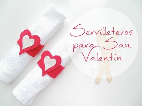DIY Servilleteros para San Valentín - Post colaboración: El ricón de las cosas bonitas