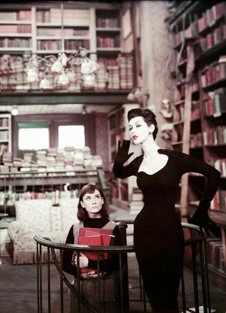Los cameos de Dovima, Suzy Parker y Sunny Harnett en Funny Face Los cameos de Dovima, Suzy Parker y Sunny Harnett en Funny Face