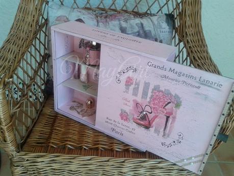 CAJA DE MADERA LA VIE EN ROSE CAJA DE MADERA LA VIE EN ROSE