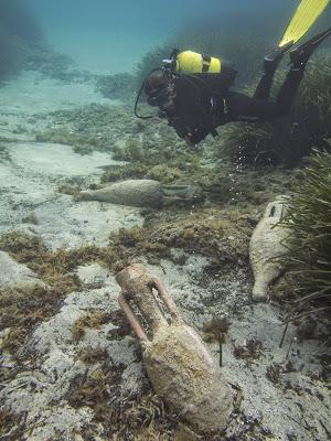 Hallada la primera ánfora del Mediterráneo con indicaciones de su contenido, en Begur (Girona) Hallada la primera ánfora del Mediterráneo con indicaciones de su contenido, en Begur (Girona)