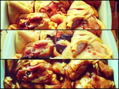 Pollo asado con salsa Teriyaki Pollo asado con salsa Teriyaki