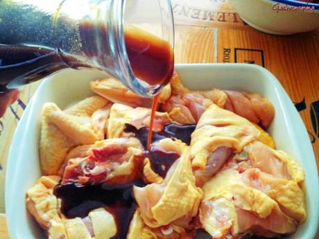 Pollo asado con salsa Teriyaki Pollo asado con salsa Teriyaki