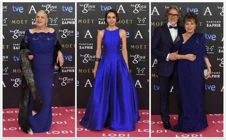 El azul, el rey en la noche de los Premios Goya
