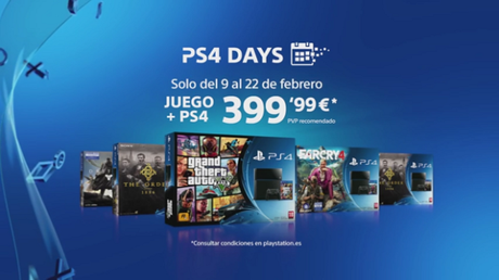 Pásate a la nueva generación con los PS4 Days PS4 Days
