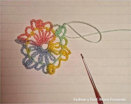 Motivo cayena o hibiscus a ganchillo con hilo macramé, paso a paso (Step by step crochet hibiscus) Motivo cayena o hibiscus a ganchillo con hilo macramé, paso a paso (Step by step crochet hibiscus)