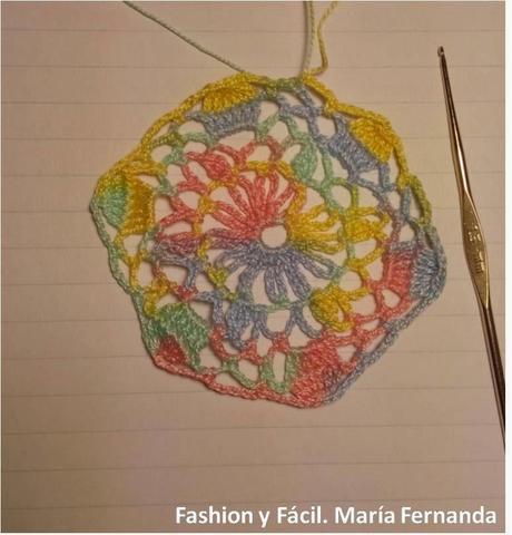 Motivo cayena o hibiscus a ganchillo con hilo macramé, paso a paso (Step by step crochet hibiscus) Motivo cayena o hibiscus a ganchillo con hilo macramé, paso a paso (Step by step crochet hibiscus)