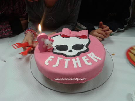 Tarta fondant Monster High Tarta fondant Monster High