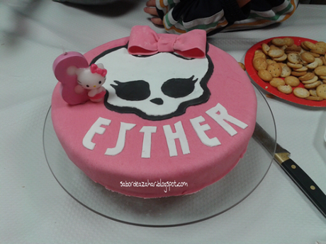 Tarta fondant Monster High Tarta fondant Monster High