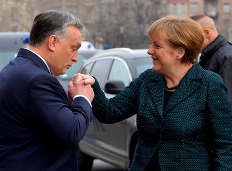 Merkel visita Hungría