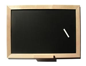 Vaciar la mente de forma consciente pizarra