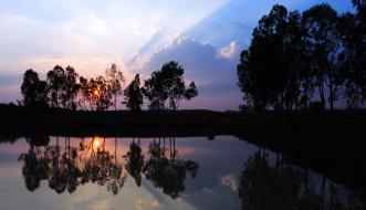 En busca del equilibrio físico. reflejo