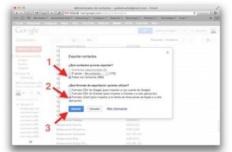 ¿Cómo pasar contactos de Android a tu PC? Exporta contactos de Gmail a otras cuentas