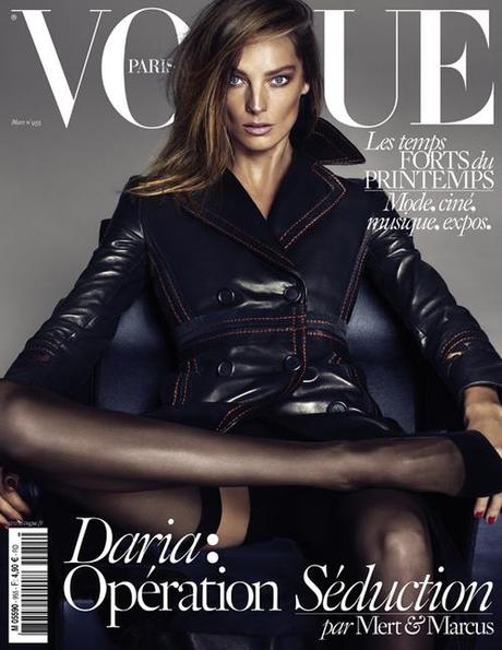 Daria Werbowy, Kate Moss y Lara Stone posan para Vogue Paris