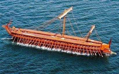 El Tessarakonteres, el barco a remos más grande de la Historia