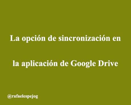 la-opcion-de-sincronizacion-en-la-aplicacion-de-google-drive la-opcion-de-sincronizacion-en-la-aplicacion-de-google-drive
