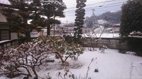 Nieve y trabajos forzados en YAMANASHI