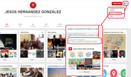 Cómo añadir tus Tableros de Pinterest a tu Blog Cómo añadir tus Tableros de Pinterest a tu Blog