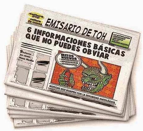 Noticias importantes o impactantes front page tipo cómic - noticias importantes