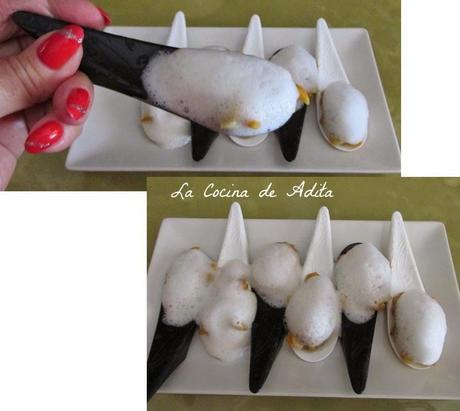 Berberechos, con aire de limón Berberechos, con aire de limón