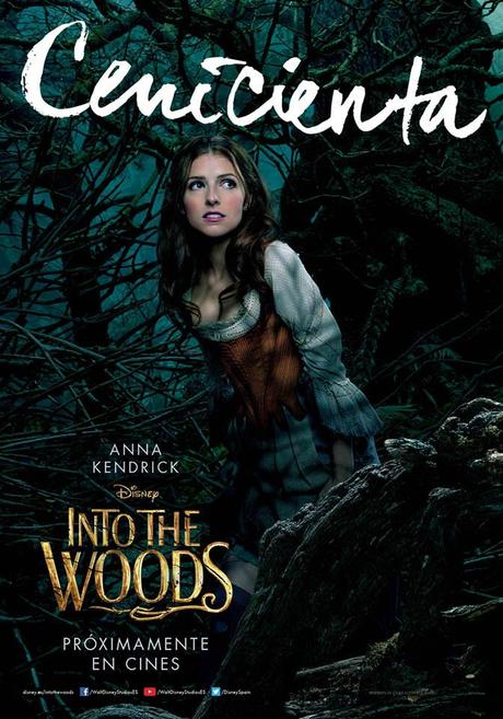 Cartel personaje Anna Kendrick en Into the Woods